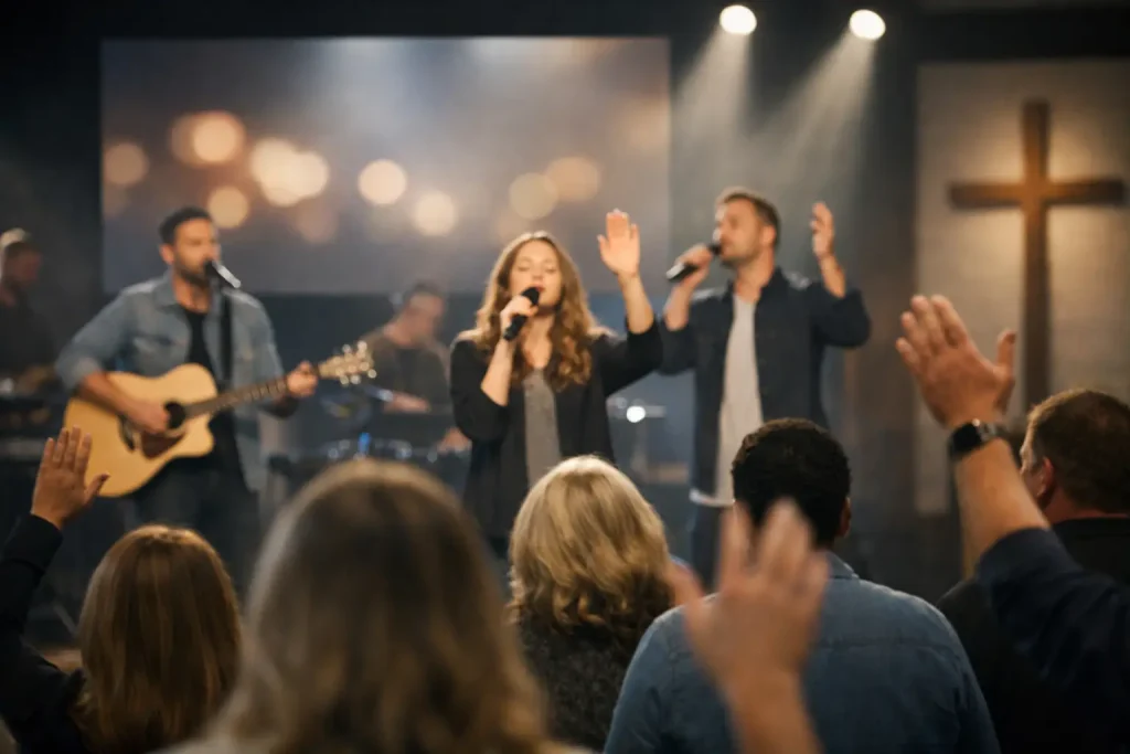 What happens in a worship service
